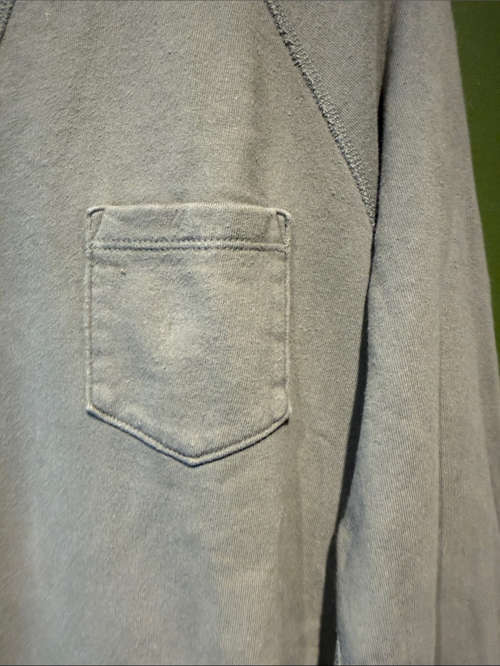 Todd Snyder x Champion Men's Crewneck Pocket Sweatshirt - Green - Picture 3 of 6